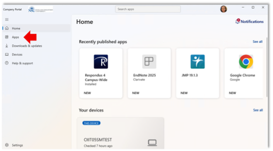 published apps