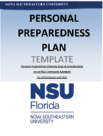 Personal Preparedness Plan