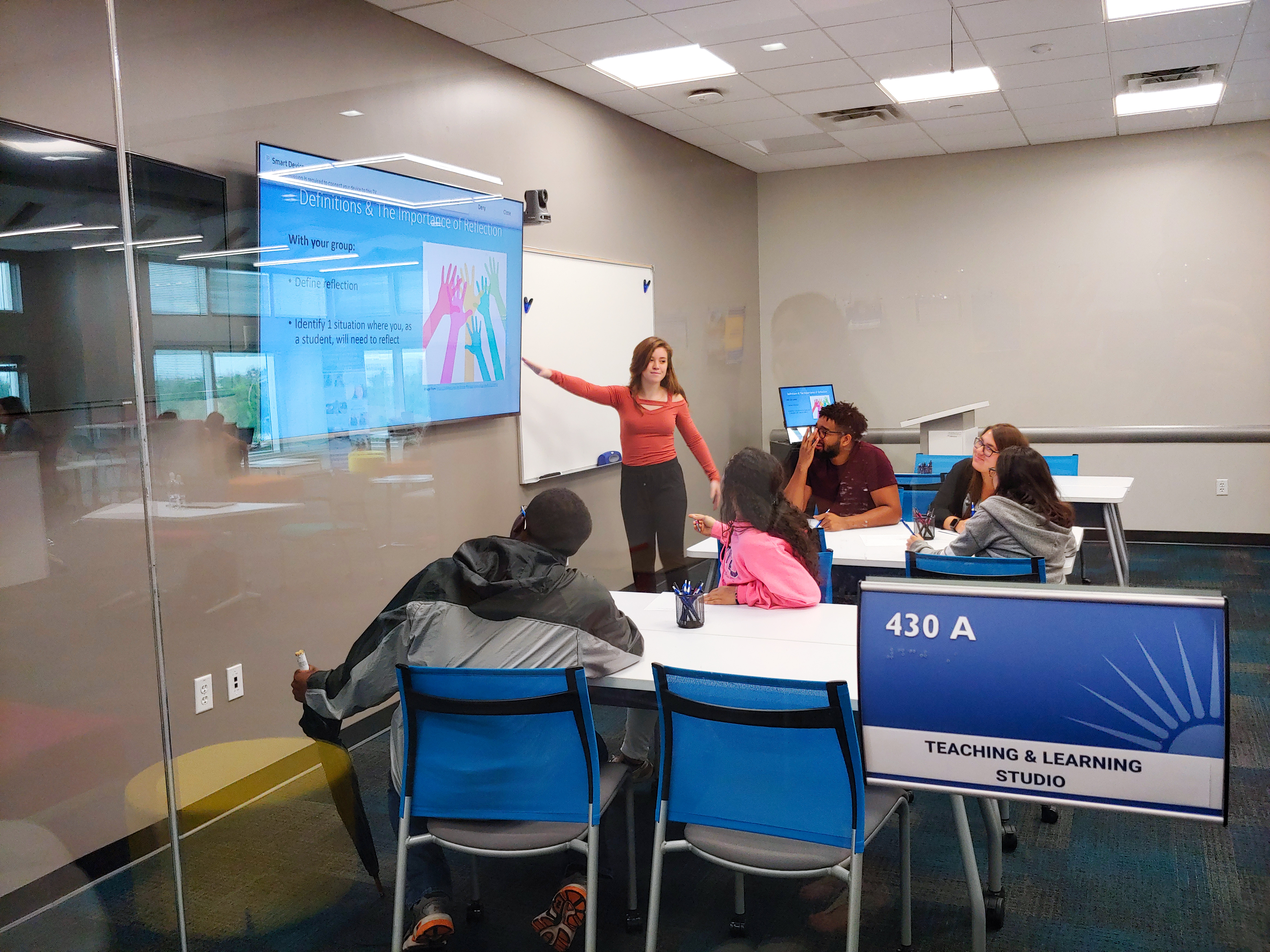 WCC Teaching and Learning Studio interior