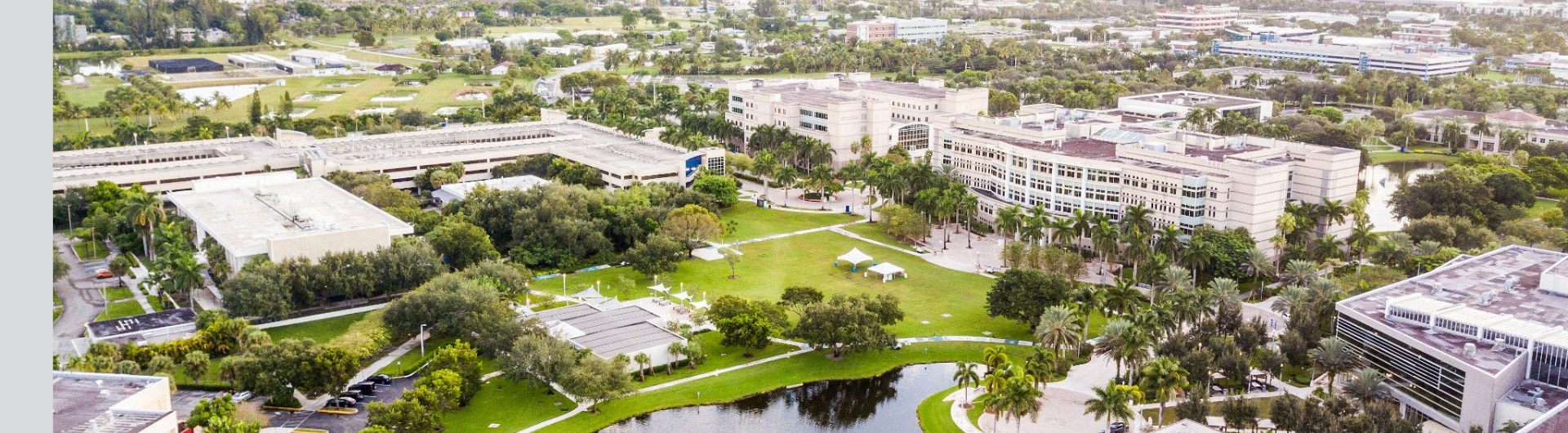 aerial view of Nova Southeastern University